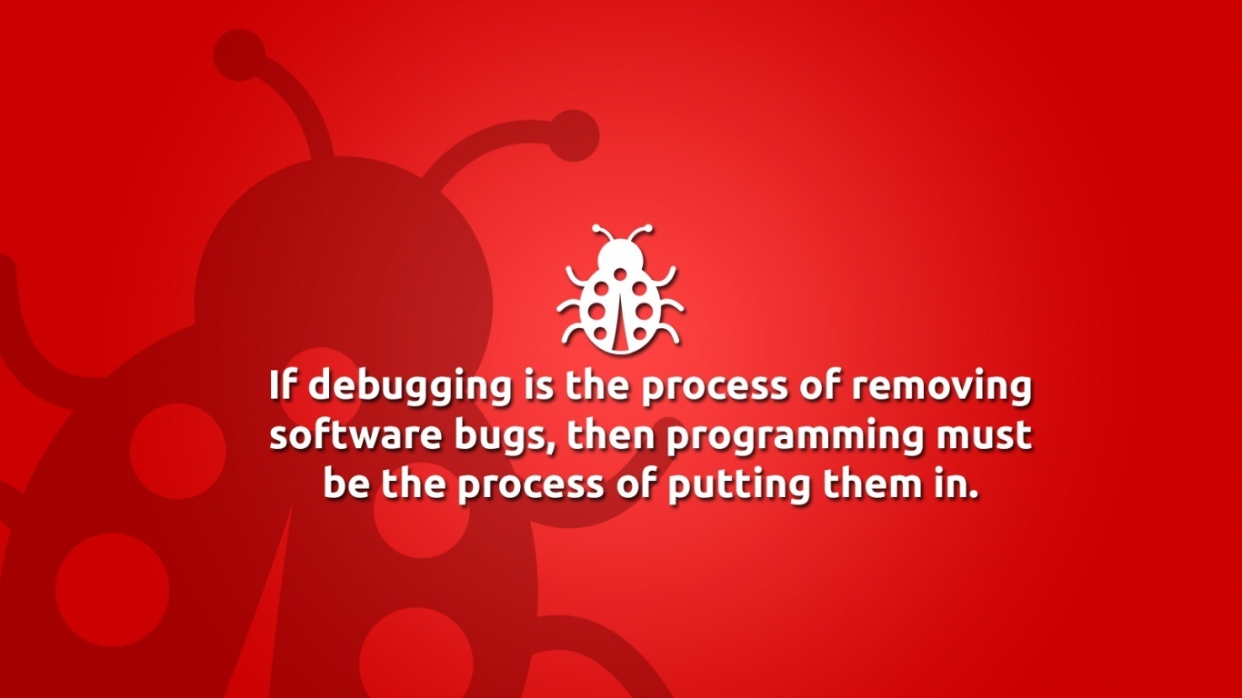debug programming wallpaper